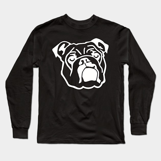 Bulldog Long Sleeve T-Shirt by Designzz